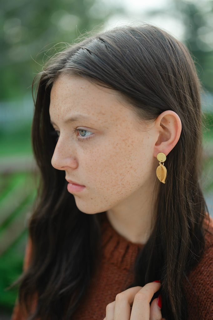 How to wear trendy polymer clay earrings